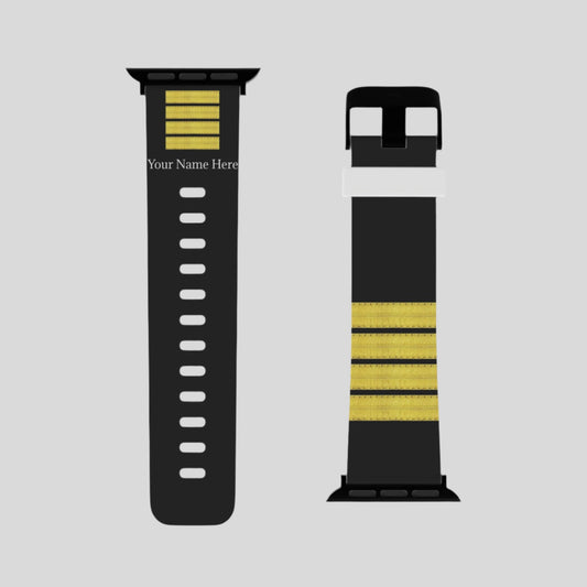 Customized Captain Name Watch Band for Apple Watch