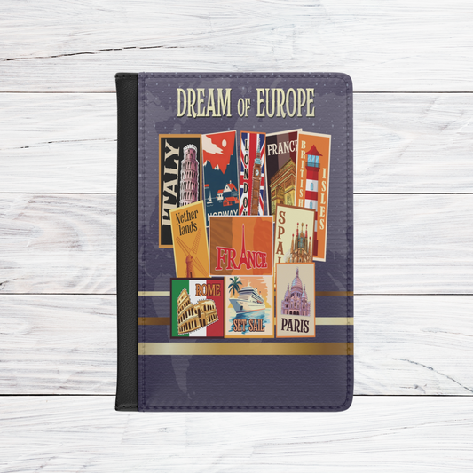 Dream of Europe Passport Cover